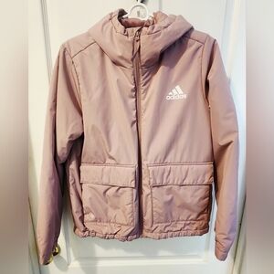 Adidas Pink Hooded Jacket
